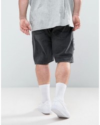 schwarze Jeansshorts von Asos