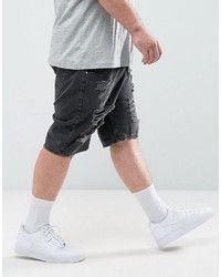 schwarze Jeansshorts von Asos