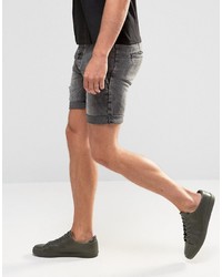 schwarze Jeansshorts von Asos