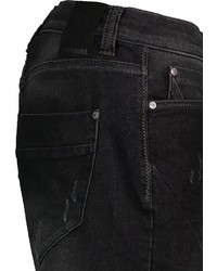 schwarze Jeansshorts von Sublevel