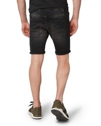 schwarze Jeansshorts von Tom Tailor Denim