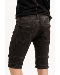 schwarze Jeansshorts von TRUEPRODIGY