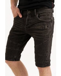 schwarze Jeansshorts von TRUEPRODIGY