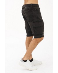 schwarze Jeansshorts von TRUEPRODIGY