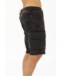 schwarze Jeansshorts von TRUEPRODIGY