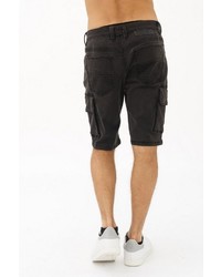 schwarze Jeansshorts von TRUEPRODIGY