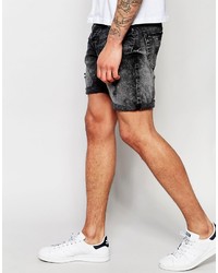 schwarze Jeansshorts von ONLY & SONS