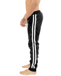 schwarze Jogginghose aus Leder von BOCKLE