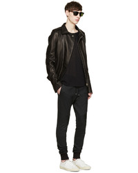 schwarze Jogginghose von Balmain