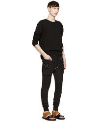 schwarze Jogginghose von Balmain