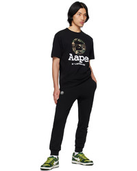 schwarze Jogginghose von AAPE BY A BATHING APE