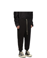 schwarze Jogginghose von Rick Owens DRKSHDW