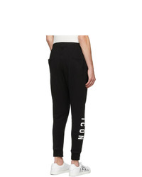 schwarze Jogginghose von DSQUARED2