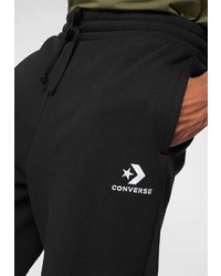 schwarze Jogginghose von Converse