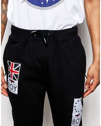 schwarze Jogginghose von Boy London