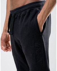 schwarze Jogginghose von Emporio Armani