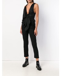 schwarze Karottenhose von Ann Demeulemeester