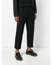 schwarze Karottenhose von Yohji Yamamoto