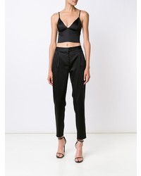 schwarze Karottenhose von T by Alexander Wang