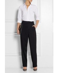 schwarze Karottenhose von Victoria Beckham