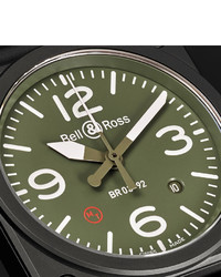 schwarze keramische Uhr von Bell & Ross