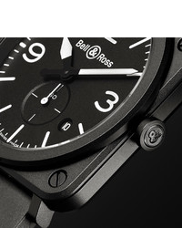schwarze keramische Uhr von Bell & Ross