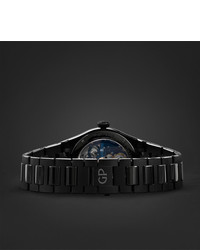 schwarze keramische Uhr von Girard Perregaux