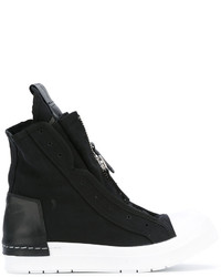 schwarze klobige hohe Sneakers von Cinzia Araia