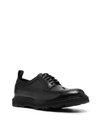 schwarze klobige Leder Brogues von Officine Creative