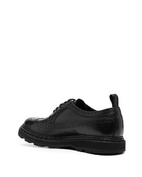 schwarze klobige Leder Brogues von Officine Creative