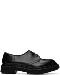 schwarze klobige Leder Derby Schuhe von ADIEU