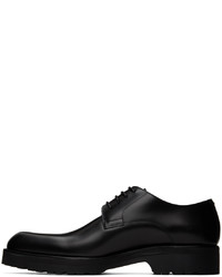 schwarze klobige Leder Derby Schuhe von Dries Van Noten