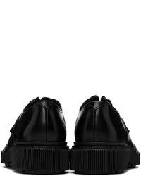 schwarze klobige Leder Derby Schuhe von ADIEU