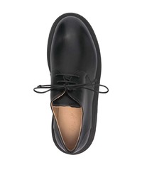 schwarze klobige Leder Derby Schuhe von Marsèll