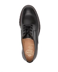 schwarze klobige Leder Derby Schuhe von Church's