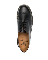 schwarze klobige Leder Derby Schuhe von Comme des Garcons Homme Deux