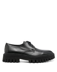 schwarze klobige Leder Derby Schuhe von IRO