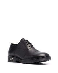 schwarze klobige Leder Derby Schuhe von Cult