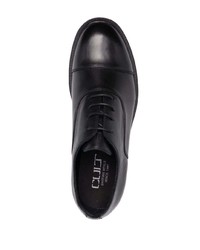 schwarze klobige Leder Derby Schuhe von Cult