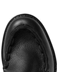 schwarze klobige Leder Derby Schuhe von Hender Scheme