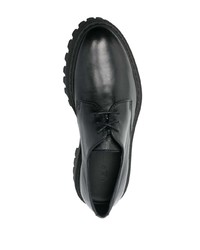 schwarze klobige Leder Derby Schuhe von IRO