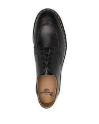 schwarze klobige Leder Derby Schuhe von Dr. Martens