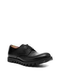 schwarze klobige Leder Derby Schuhe von UNDERCOVE