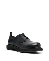 schwarze klobige Leder Derby Schuhe von Officine Creative