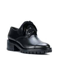 schwarze klobige Leder Oxford Schuhe von 3.1 Phillip Lim