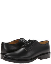 schwarze klobige Oxford Schuhe