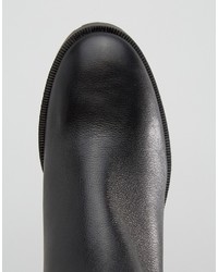 schwarze klobige Stiefeletten von Mango