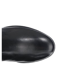 schwarze kniehohe Stiefel aus Leder von Caprice