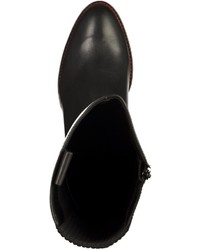 schwarze kniehohe Stiefel aus Leder von Gabor