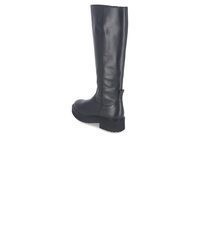 schwarze kniehohe Stiefel aus Leder von Gabor